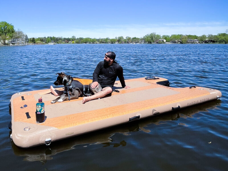 Water Lounger Dock Rental Inflatable Fun for the Whole Crew