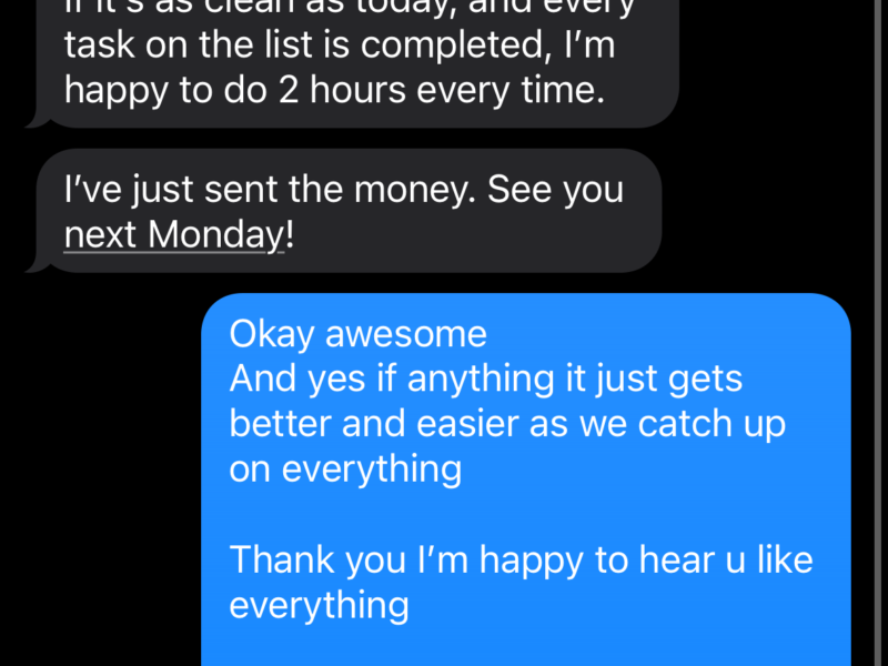 Quality house cleaning