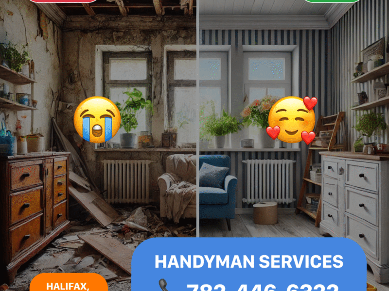 ⚡SAME DAY Handyman Services Halifax - FREE Estimates